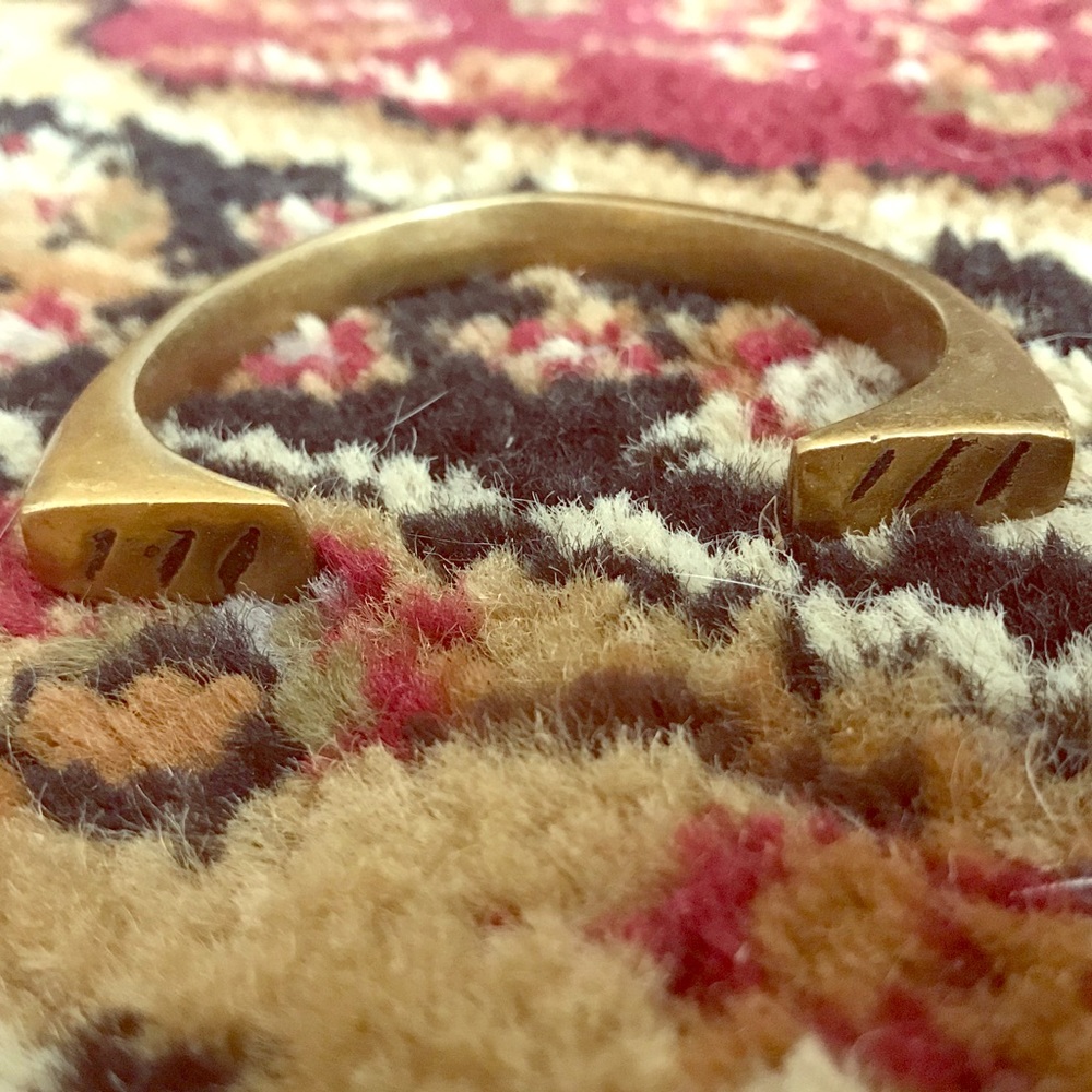 Brass Cuff Bracelet